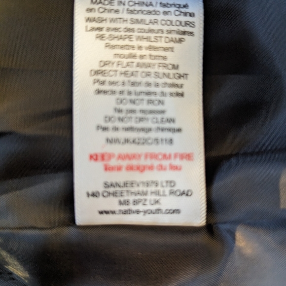 NWT Native Young Oversized Puffer Jacket. Paisley print 2X hip hop streetwear - Picture 9 of 9